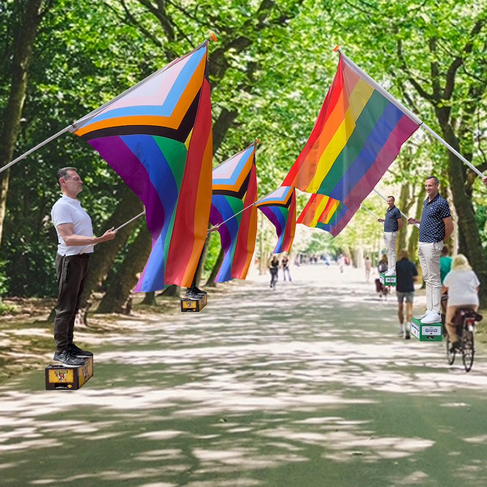 Pride Walk Amsterdam - Zero Flags Project