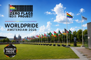 Zero Flags Project during WorldPride Amsterdam 2026